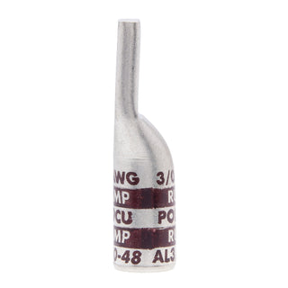 NSI AL3/0-48 3/0 AWG 1/2” 1-Hole Aluminum Long Lug – Ruby