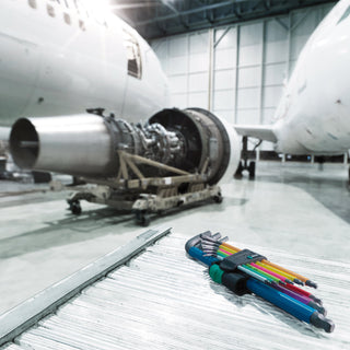 Wera Hex-Plus Imperial & Metric L-Key Twin Pack — 2x 9-Piece Multicolour, BlackLaser