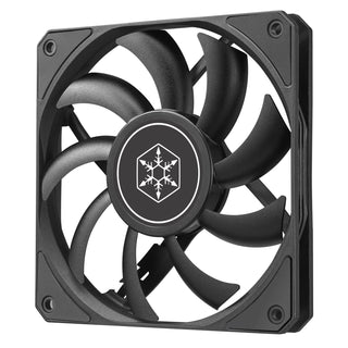 SilverStone AS120B Air Slimmer Enhanced Performance 120mm Slim Fan With Full-Range Pwm