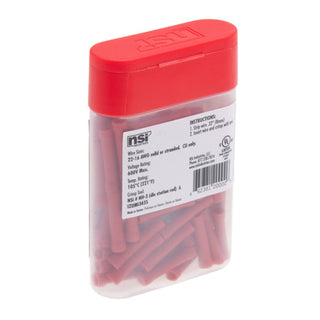 NSI B22-V-P 22-18 AWG Vinyl Butt Splice, 70 Pcs PRO Pack