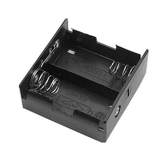 Philmore BH121 D-Cell Holder, 2 Batteries