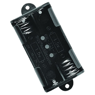 Philmore BH321M AA-Cell Holder, 2 Batteries