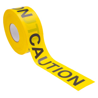 NSI BT-305 Caution Tape 3 Inch 4 Mil Yellow