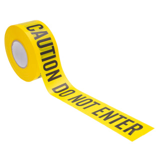 NSI BT-308 Caution Tape 3 Inch Yellow