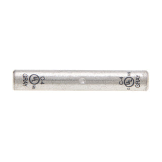 NSI C-4 Copper Long Barrel Splice – Gray 4 AWG