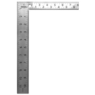 Johnson CS10 8" x 12" Professional Easy-Read Steel Carpenter Square