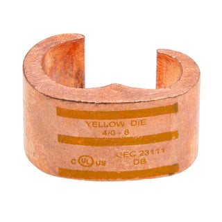 NSI CTH-111 Copper C-Shape Tap – Blue 4/0 AWG – 1 AWG