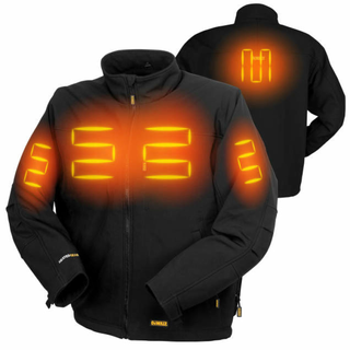 DEWALT DCHJ060AB Men's Heated Soft Shell Jacket without Battery - Black