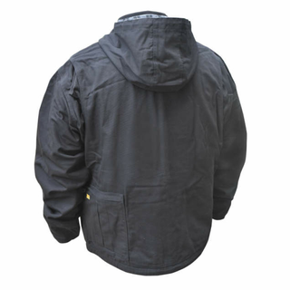 DEWALT DCHJ076AB Men's Heated Heavy Duty Work Coat Kit - Black