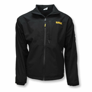 DEWALT DCHJ090B Men's Heated Structured Soft Shell Jacket Kit - Black