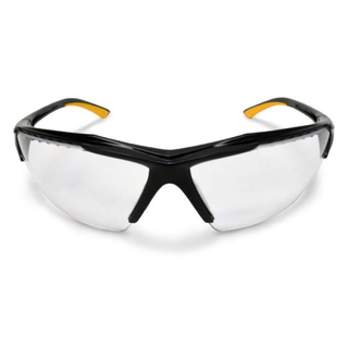 DEWALT DPG106 Spector In-Viz Magnifier Safety Eyewear - Black / Yellow Frame - Clear Lens