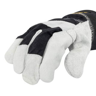 DEWALT RDNS-DPG41L Select Shoulder Cowhide Leather Palm Glove - Size L - Gray and Black