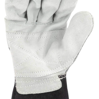 DEWALT RDNS-DPG41L Select Shoulder Cowhide Leather Palm Glove - Size L - Gray and Black
