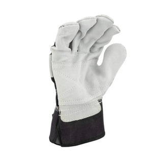DEWALT RDNS-DPG41L Select Shoulder Cowhide Leather Palm Glove - Size L - Gray and Black