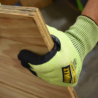 DEWALT DPG855T Hi-Vis Foam Nitrile A4 Cut Glove