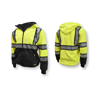 DEWALT DSJ32-3 Deluxe Zip Front Class 3 Hoodie