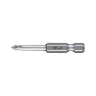 Vessel Tools DWPH150P2 DRYWALLER Power Bit (PH1 x 50 mm, 2 pcs.)