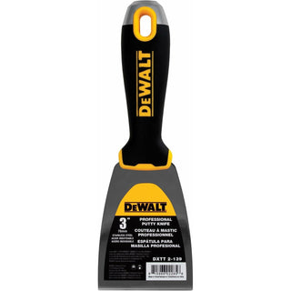 Dewalt DXTT-2-139 3 in. Stainless Steel Putty Knife with Soft Grip Handle