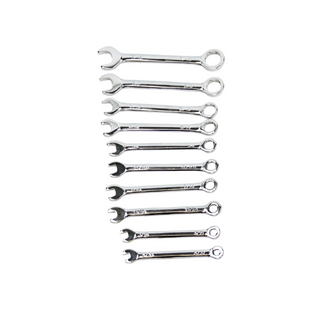 Cougar Pro E787 Combination Wrench 10 Piece Set - Mini SAE Full Polish - 5/32" to 7/16"