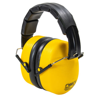 NSI EM-107 Over-the-Head Noise Reducing Earmuffs, 24dB Adjustable Design