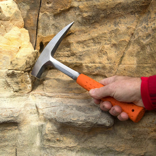 Estwing EO-14P Rock Hammer W/ Orange Grip, 14 oz.