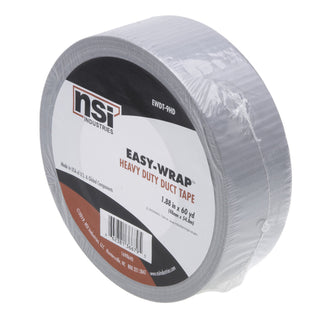 NSI EWDT-9HD Heavy-Duty Water-Resistant Cloth Duct Tape, 2in Wide, 60yd Long