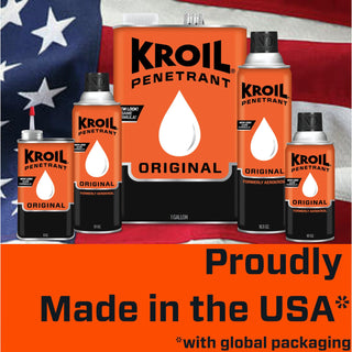 Kroil KL081 Original Penetrant Oil, 8 oz - For Rusted Bolts, Metal, Hinges, Chains, Moving Parts