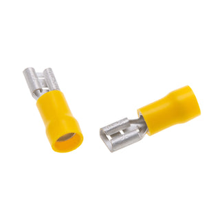 NSI F12-250-3V-S 12-10 AWG Female DiWire Terminal Female Disconnect Vinyl Insulated 12-10 Awg .250 X .032 Clamshell (15 Ea)sconnect .250X.032 15 Per Pack