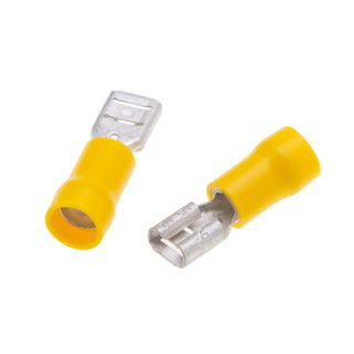 NSI F12-250-3V 12-10 Awg Vinyl Insulated Female Disconnect .250X.032 Tab 50 Per Pack