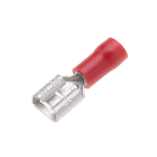 NSI F22-250-3V-P Wire Terminal Female Disconnect Vinyl Insulated 22-18 Awg .250 X .032 Bottle 80 Pack