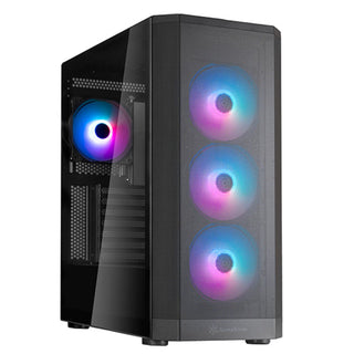 SilverStone FA514X-BG FARA 514X Experience High Airflow: ATX Mid-Tower Chassis with Dual Radiator Support and Captivating ARGB Lighting