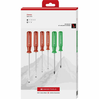 PB Swiss Tools PB 1568.CBB Classic screwdriver set in a high-quality paperboard box