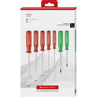PB Swiss Tools PB 250.P CBB Classic screwdriver set in a high-quality paperboard box