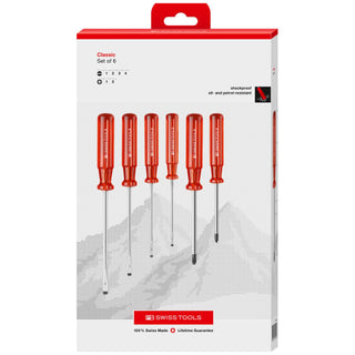 PB Swiss Tools PB 1560.CBB Classic screwdriver set in a high-quality paperboard box