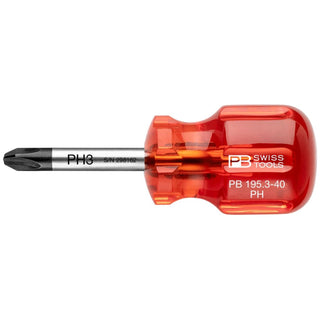 PB Swiss Tools PB 195.3-40 Phillips Classic Stubby screwdrivers PH3 x 40mm