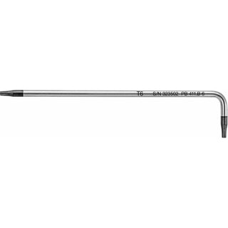 PB Swiss Tools PB 411.B 6 Key L-Wrenches, Long TORX®, Size 6 mm