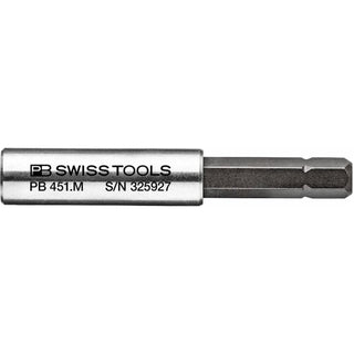 PB Swiss PB 451.M Universal Bit Holder Adaptor, for PrecisionBits C 6.3 (1/4 Inch)