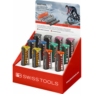 PB Swiss Tools PB 470.POS COL BikeTool: Pocket Tool With 9 Screwdriving Tools