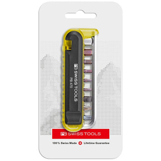 PB Swiss Tools PB 470.Yellow CN BikeTool: Pocket Tool With 9 Screwdriving Tools