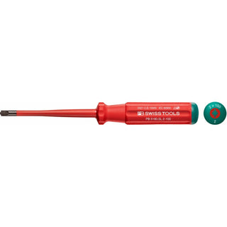 PB Swiss Tools PB 5180.SL 2-100 lassic VDE Insulated Screwdriver PZ2/SL Slim