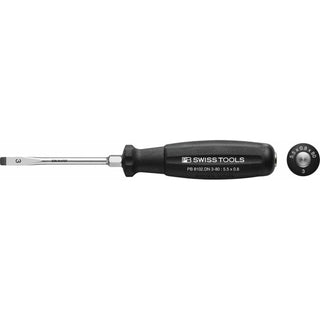 PB Swiss PB 8102.DN 3-80 SwissGrip Screwdrivers, with Hex Wrench for Slotted Screws, SL- 5.5 mm