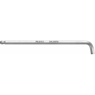 PB Swiss PB 2212.3 Ballpoint Hex Key L- Wrenches For Hexagon Socket Screws, L - 71 mm