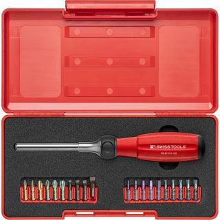 PB Swiss Tools PB 8510.R-100 Set Twister - Bit Holder With Ratchet Set