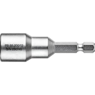 PB Swiss Tools PB E6.200/13 Socket Wrench Bit, Design E 6.3 (1/4")