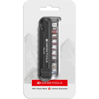 PB Swiss Tools PB 470.Black CN BikeTool: Pocket Tool With 9 Screwdriving Tools