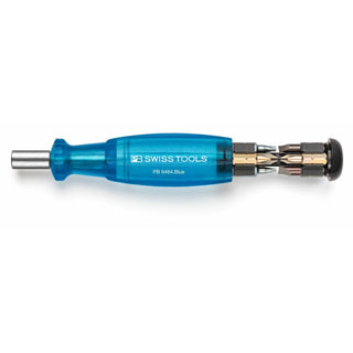 PB Swiss PB 6464.Blue Bit Holding Screwdriver with Magazine, Slotted, Phillips, TORX®, 9 Pcs