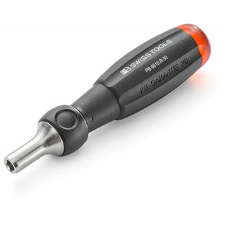 PB Swiss Tools PB 6510.R-30 Insider Pro Ratchet – ratchet handle with integrated bit magazine and 10 PrecisionBits C6