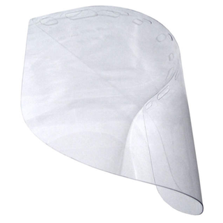 Radians V40915-C Clear Acetate Face Shield - .040 x 9 x 15 1/2 Clear Acetate