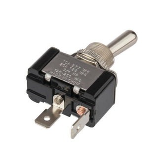 NSI 78120TQ Toggle Switch SPST 20 Amps Off-On Circuit Bat Br/Ni Quick Connection