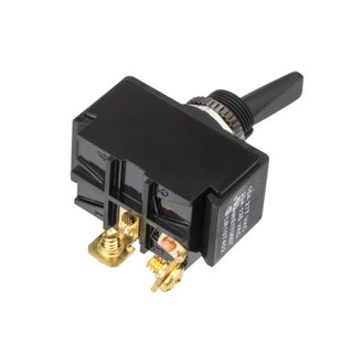 NSI 78015TS Toggle Switch SPST 20 Amps On-Off Circuit Flat Black Screw Connection